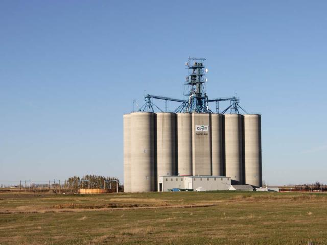 Cargill elevator in Carseland AB