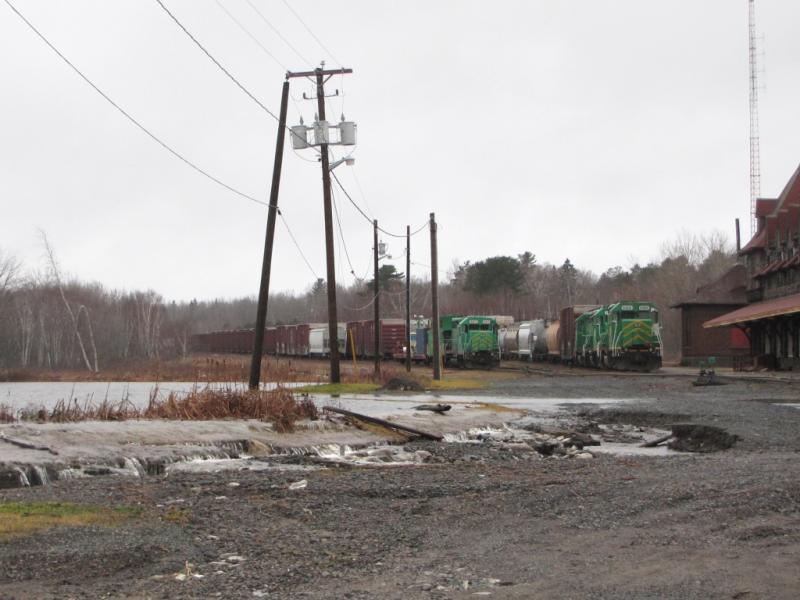 NB Southern trains in McAdam