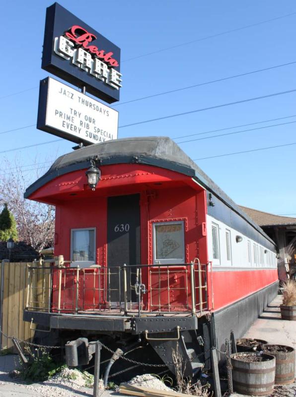 Resto Gare train car in Winnipeg