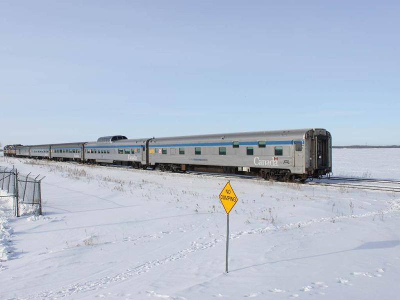 VIA Hudson Bay with Skyline