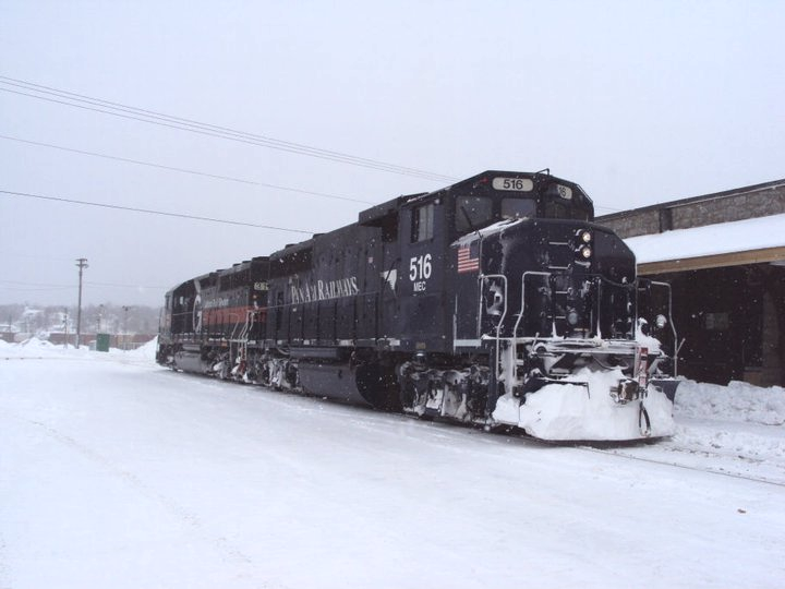 MEC 516 in McAdam, NB. Photo by Gary Lee Bowser